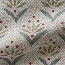Duck Egg Botanical Curtain