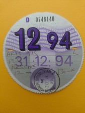 Tax Disc 12 94