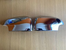 Chrome door wing mirror covers - wing,