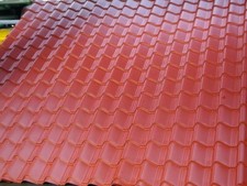 Terracotta Metal Tile Effect