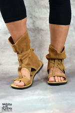 PIXIE SANDALS Slouch Floppy Tribal Hippy Psytrance Festival Boho Ethnic Party