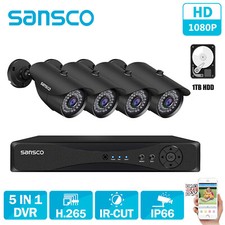 4 Camera Security CCTV System