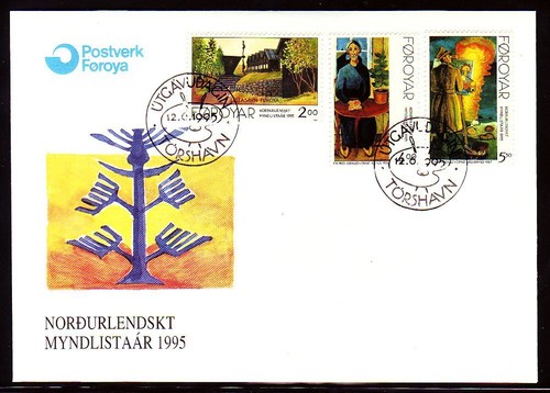 Faroe islands 1995 fdc - islands,