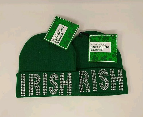 Adult green beanie winter - green,