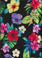 100% cotton floral fabric