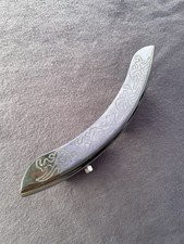 Vintage banjo armrest engraved - vintage,