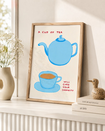 David shrigley cup tea - of,