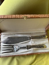 silver plate  Fish Fork and