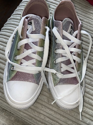 Converse glitter rainbow - glitter, shoes