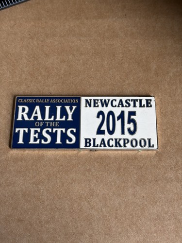 Rally the tests - of,