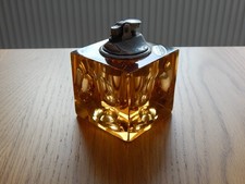 Vintage Amber Crystal Glass