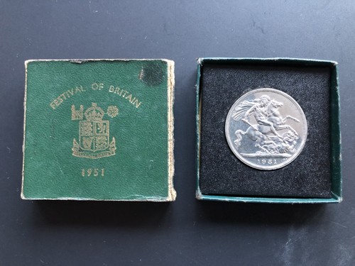 Festival britain coin with - festival, coin.