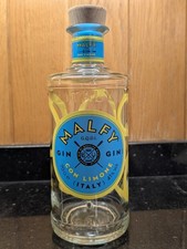Empty Malfy Gin Spirit Bottle - 70cl Stunning Glass Bottle - Use Creatively