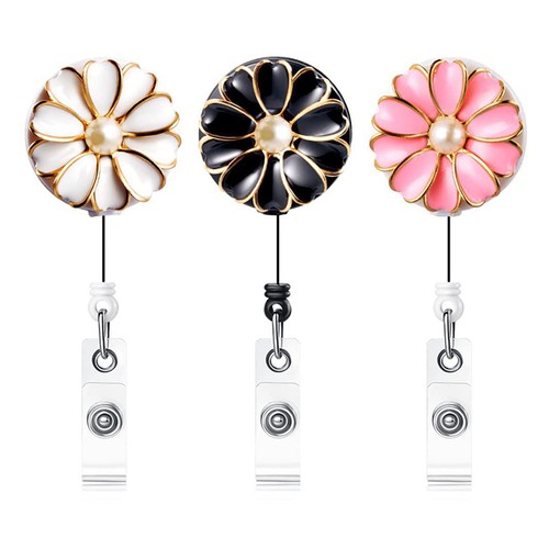 Flower badge holder - badge, with