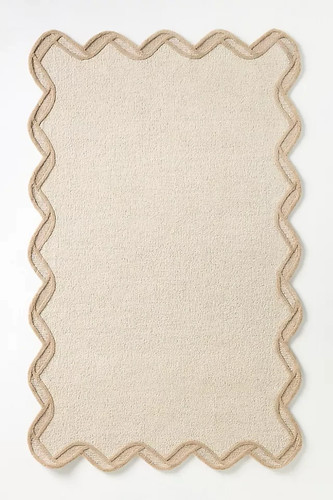 100 wool scalloped - scalloped, border