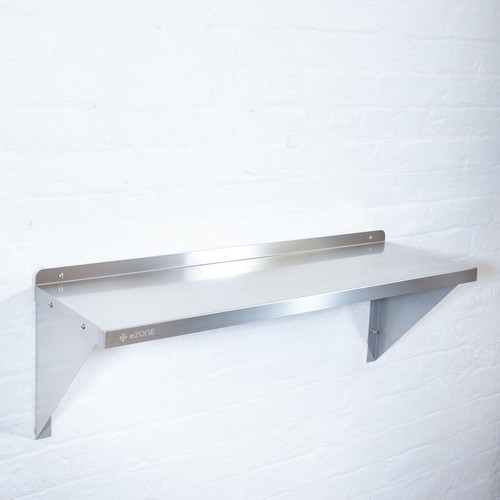 Stainless steel wall shelf - stainless,