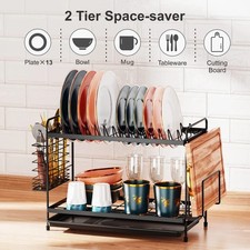 2 Tier Small dish drainer rack