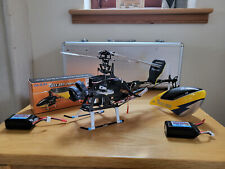 Align T Rex 250 RC Helicopter -BNF with Case & Extra Canopy + 2 Batteries -