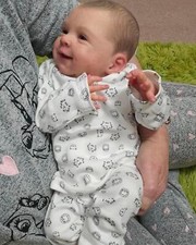 Smiling 18" Boy Reborn Baby