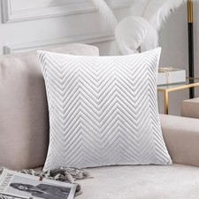 Large Rectangle Cushion Cover /Pillowcase Premium Velvet Gold Paisley Emboidered