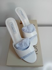 Tony Bianco Womens White Leather Shoes. Bride. Wedding Suze 4.5 New Lunar