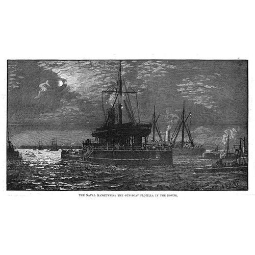 Naval manoeuvres gun - naval,