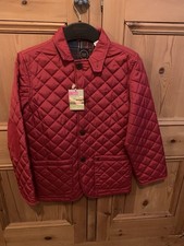Boys Joules Quilted Jacket In