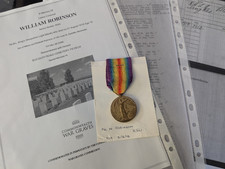 Casualty victory medal to