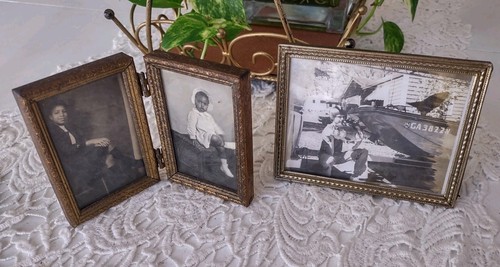 Vintage photo frame 3 - vintage, 2"