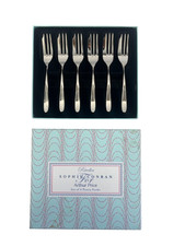 Sophie Conran Rivelin by Arthur Price Silver Pastry Forks (Set of 6) Charity