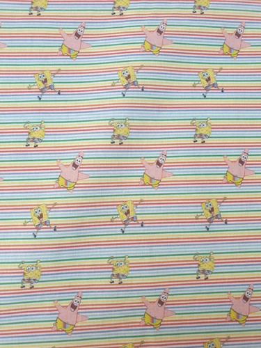 Spongebob fabric 100 - uk, 100%