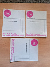3 Vintage Pink Paraffin
