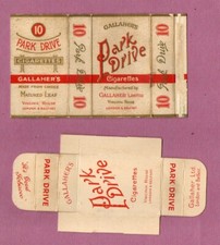 Old EMPTY cigarette packet +
