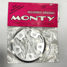 NOS Monty Chainring Guard Trials Bike BMX Bash Guard New Sprocket Vintage 58 bcd