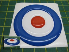 1 DOMED MOD TARGET STICKER