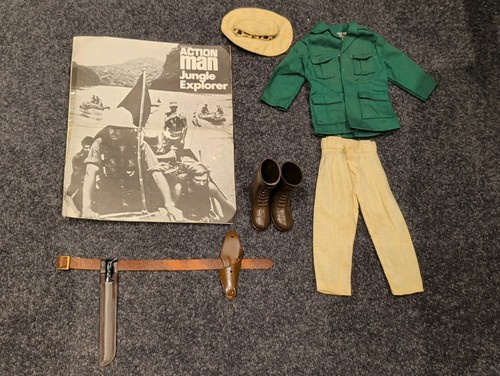 Vintage action man part jungle - action,