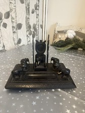 Unusual antique Indian ebony