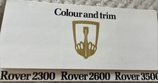 Rover 2300 2600 3500 Colours