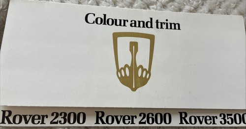 Rover 2300 2600 - 3500, colours