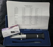 RHB-32ATC Refractometer 0-32% Brix ATC Coolant Antifreeze Sugar Tester 