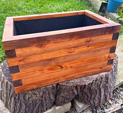 Rectangular wooden lined - rectangular,