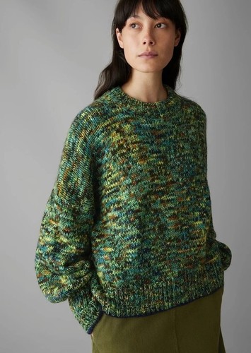 Toast space dyed wool sweater - toast,
