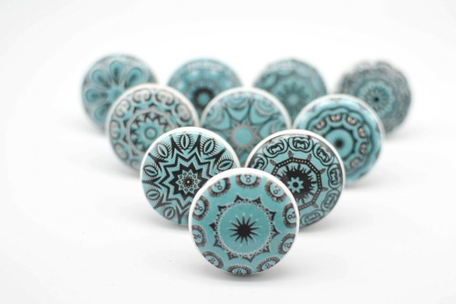 Turquoise positive knobs - turquoise,