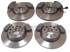 VOLKSWAGEN VW GOLF MK5 3.2 R32 2005-2009 FRONT AND REAR BRAKE DISCS MINTEX PADS
