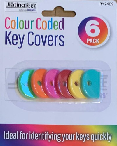 Key covers colour coded - covers,