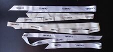 CHANEL White Gift Ribbons - five lengths