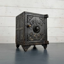 Antique Miniature Safe Money Box