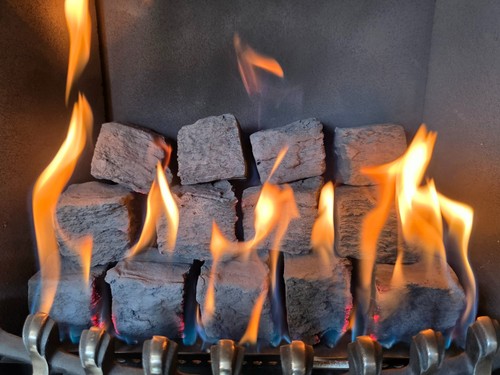 Gas fire inset tray lpg - fire, 16"