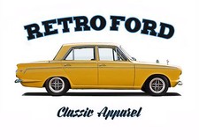FORD CORTINA GT mk1 t-shirt