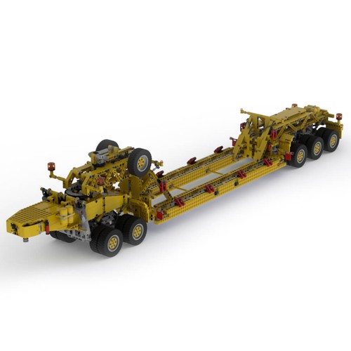 Semi trailer with - a, five
